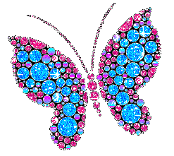 butterfly bejeweled butteryfly image
