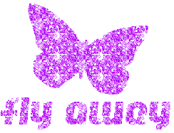 butterfly fly away purple image